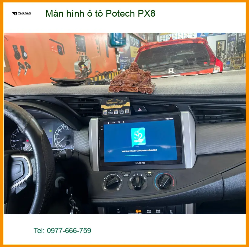 Anh Duy lắp màn hình Potech PX8 cho Toyota Corolla Altis tại Quận 10 ảnh thực tế 4