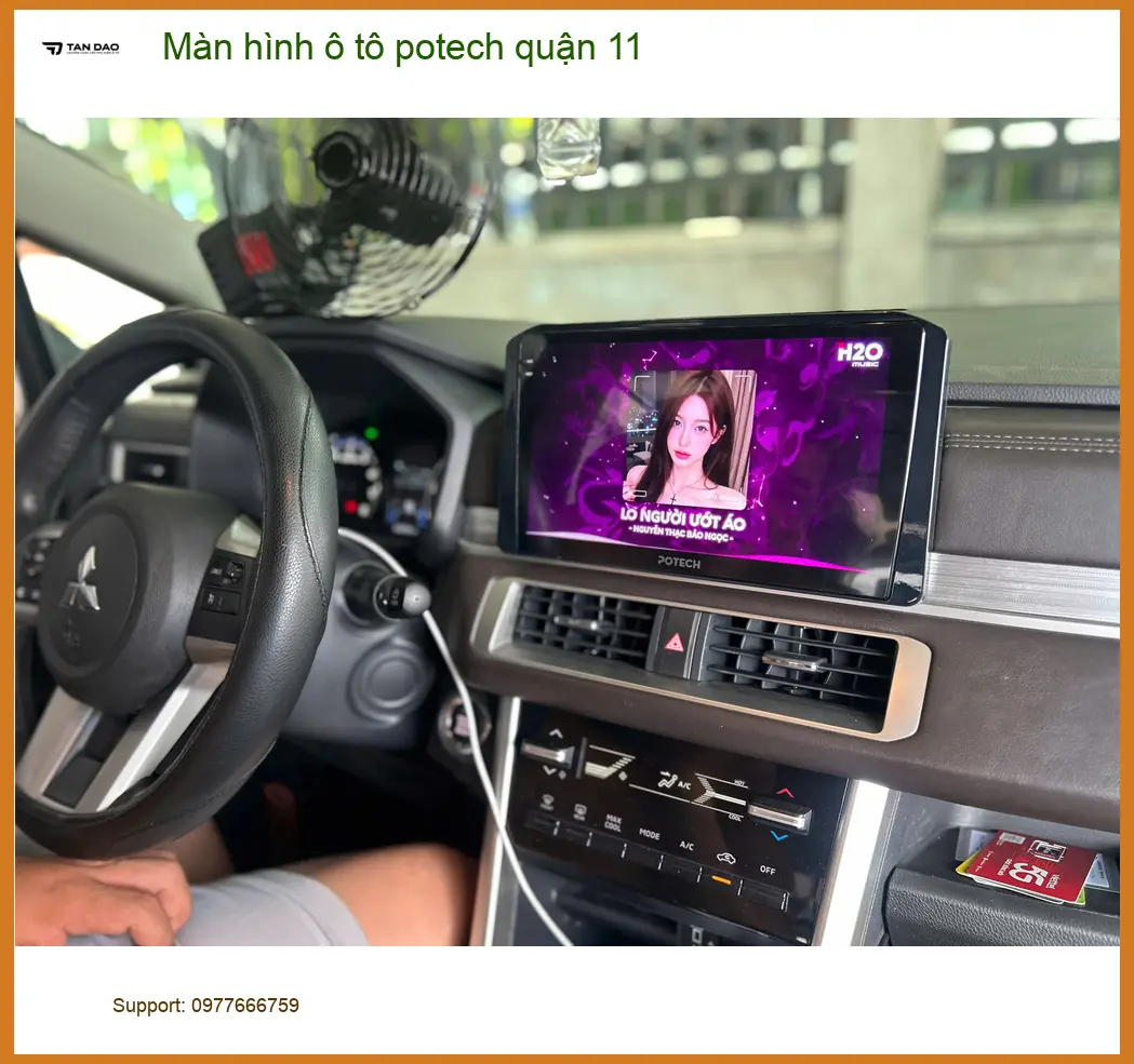 Địa Chỉ Lắp Màn Hình Android Ô Tô Potech Quận 11 - Giá Tốt TPHCM ảnh thực tế 2