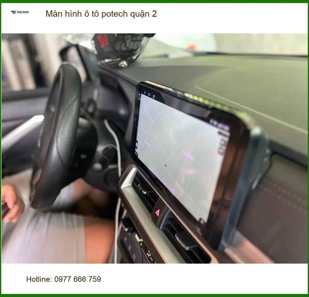 Trung Tâm Gắn Màn Hình Android Ô Tô hình ô tô potech quận 2 - Nâng Cấp Chính Hãng ảnh thực tế 2