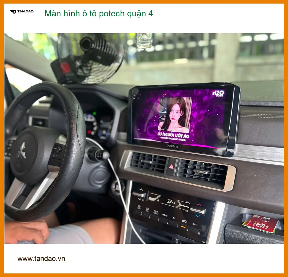 Nơi Gắn Màn Hình Android Ô Tô hình ô tô potech quận 4 - Giá Tốt TPHCM ảnh thực tế 2