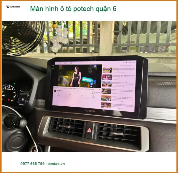 Nơi Gắn Màn Hình Android Ô Tô hình ô tô potech quận 6 - Giá Tốt TPHCM
