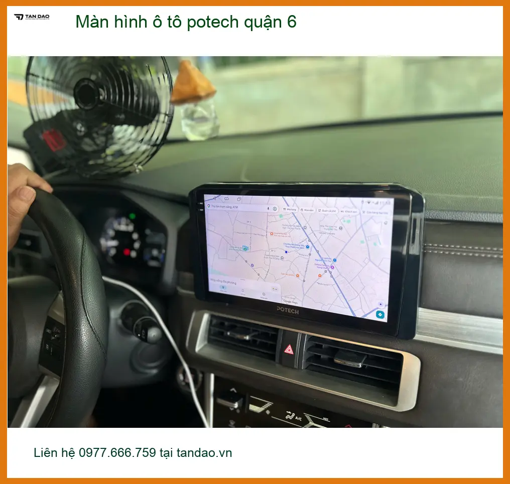 Nơi Gắn Màn Hình Android Ô Tô hình ô tô potech quận 6 - Giá Tốt TPHCM ảnh thực tế 2