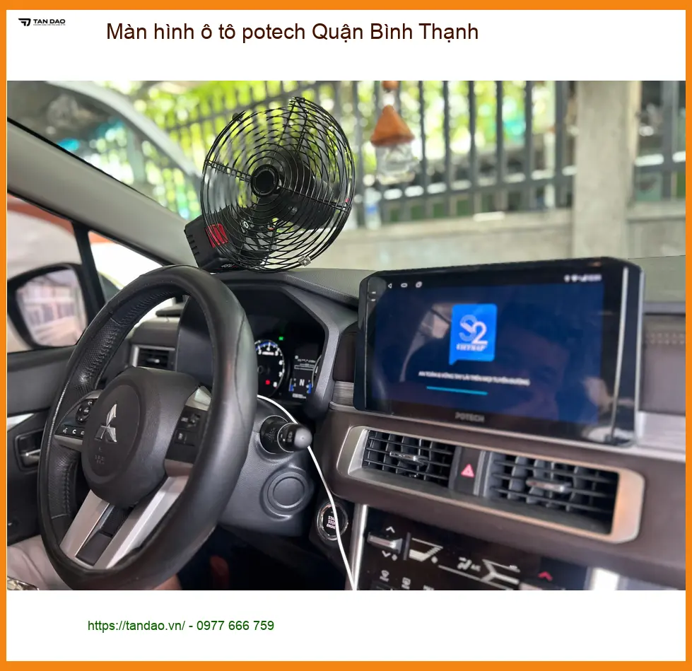 Nơi Gắn Màn Hình Android Ô Tô hình ô tô potech Quận Bình Thạnh - Giá Tốt TPHCM