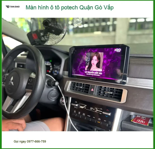 Nơi Lắp Màn Hình Android Ô Tô hình ô tô potech Quận Gò Vấp - Giá Tốt TPHCM