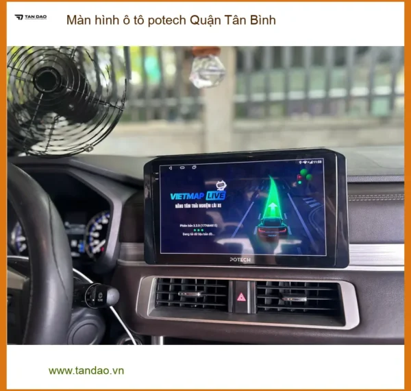 Alternative view of Nơi Gắn Màn Hình Android Ô Tô hình ô tô potech Quận Tân Bình - Giá Tốt TPHCM