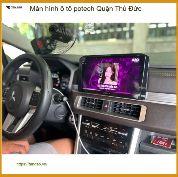 Nơi Gắn Màn Hình Android Ô Tô hình ô tô potech Quận Thủ Đức - Giá Tốt TPHCM