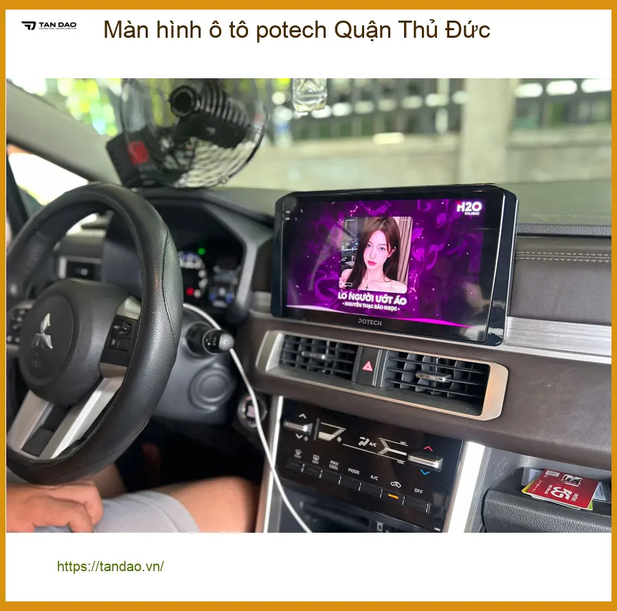 Nơi Gắn Màn Hình Android Ô Tô hình ô tô potech Quận Thủ Đức - Giá Tốt TPHCM
