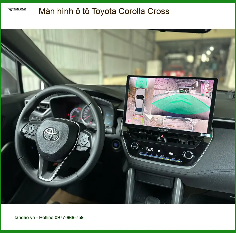 Chị Ngọc Anh nâng cấp màn hình ô tô Toyota Corolla Cross Quận 9 để hành trình lái xe không còn nhàm chán ảnh thực tế 3