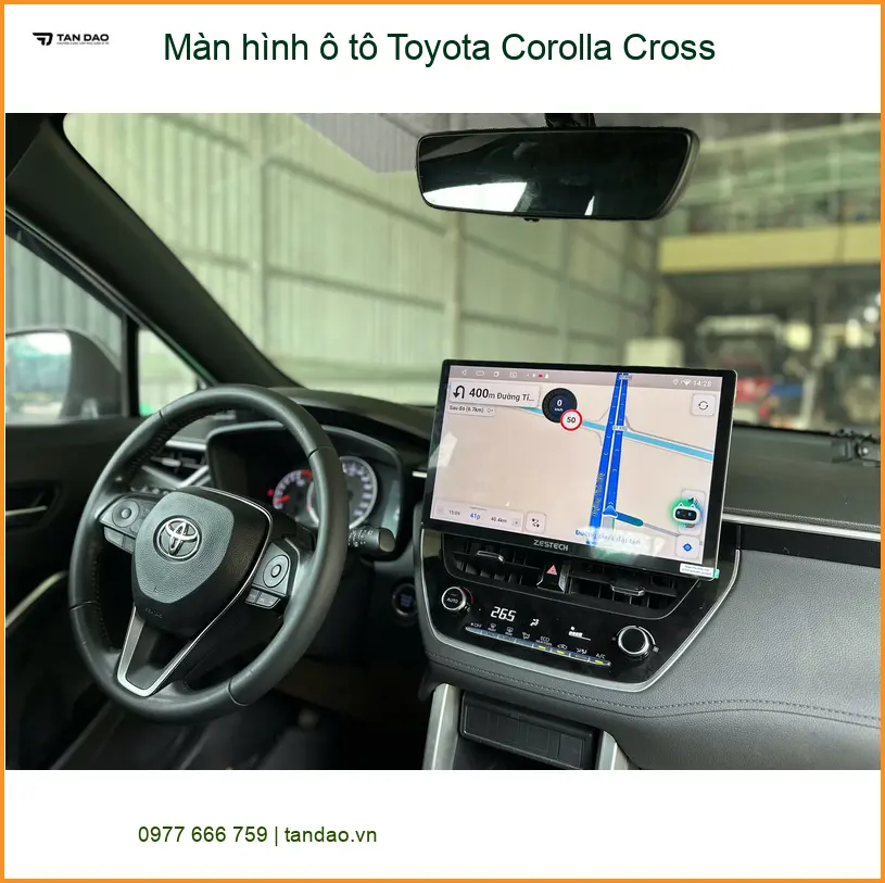 Chị Ngọc Anh nâng cấp màn hình ô tô Toyota Corolla Cross Quận 9 để hành trình lái xe không còn nhàm chán ảnh thực tế 4