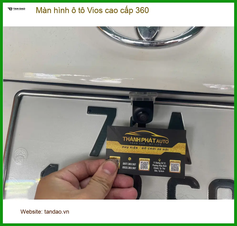 Chú Bình lắp màn hình 360 cao cấp cho Vios tại Quận 4 để quan sát tốt hơn ảnh thực tế 4