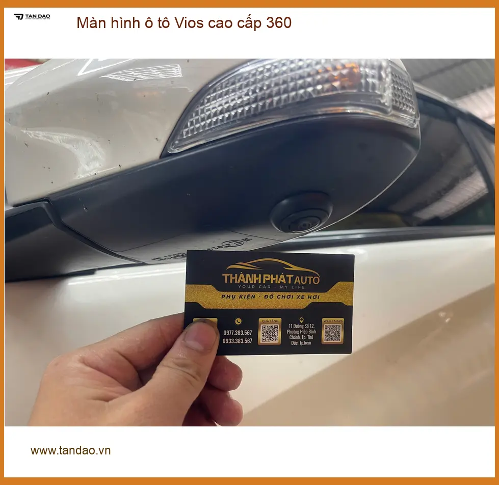 Anh Khôi lắp màn hình ô tô 360 cao cấp cho Vios tại Cần Giờ ảnh thực tế 3