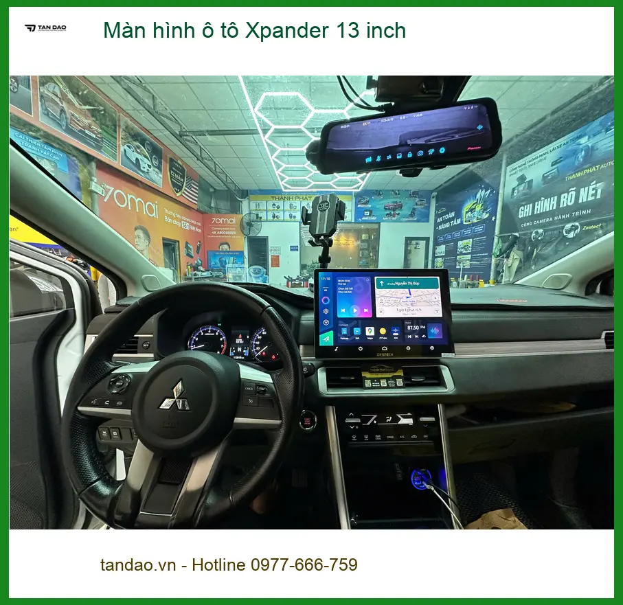 Ông Quý lắp màn hình ô tô Xpander 13 inch tại Hóc Môn để nâng tầm giải trí ảnh thực tế 5
