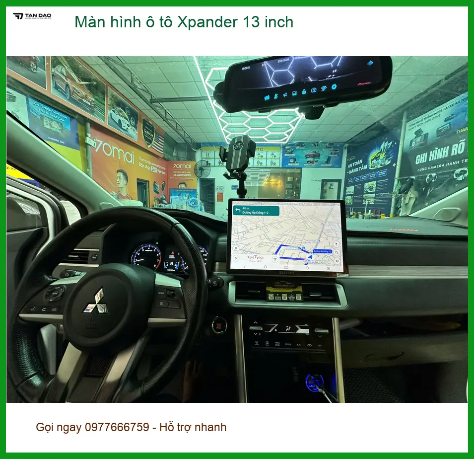 Địa chỉ lắp màn hình ô tô Xpander 13 inch uy tín tại Quận Bình Chánh ảnh thực tế 2