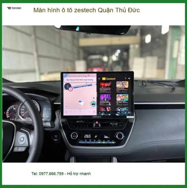 Nơi Lắp Màn Hình Android Ô Tô hình ô tô zestech Quận Thủ Đức - Giá Tốt TPHCM