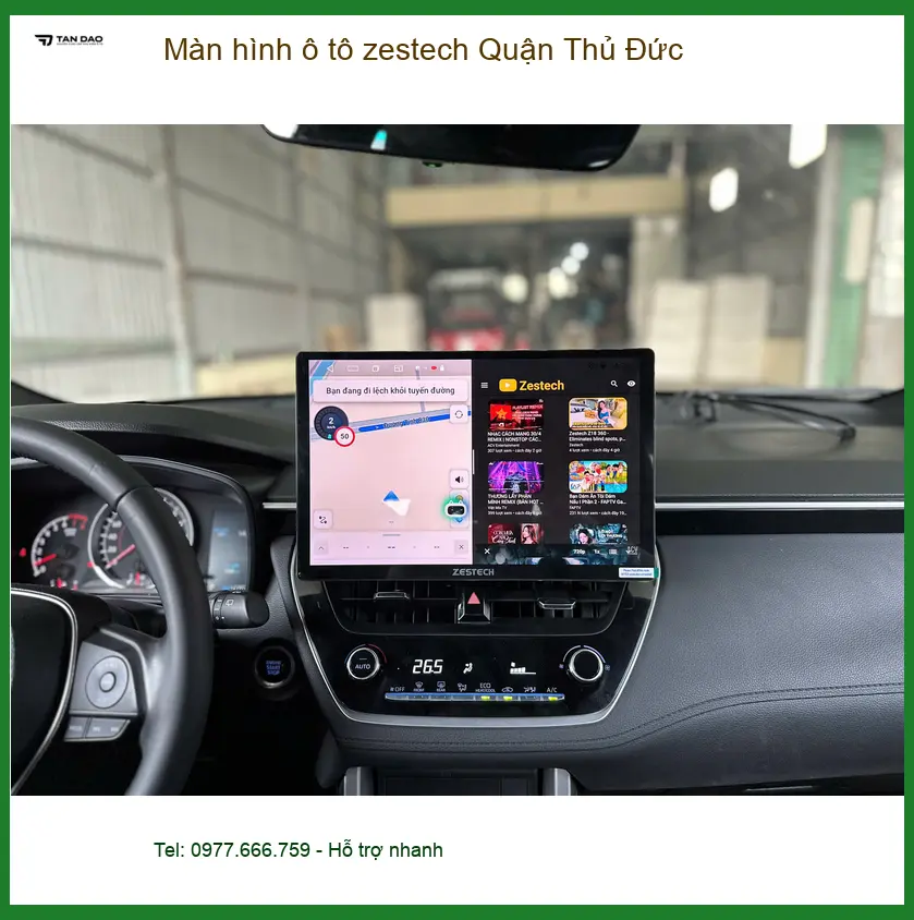 Nơi Lắp Màn Hình Android Ô Tô hình ô tô zestech Quận Thủ Đức - Giá Tốt TPHCM