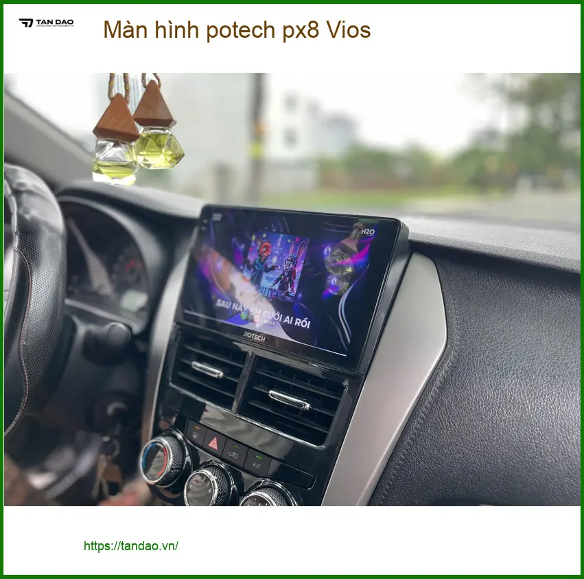 Anh Tùng lắp màn hình Potech PX8 cho Vios tại Quận 5 để nâng cấp trải nghiệm lái ảnh thực tế 2