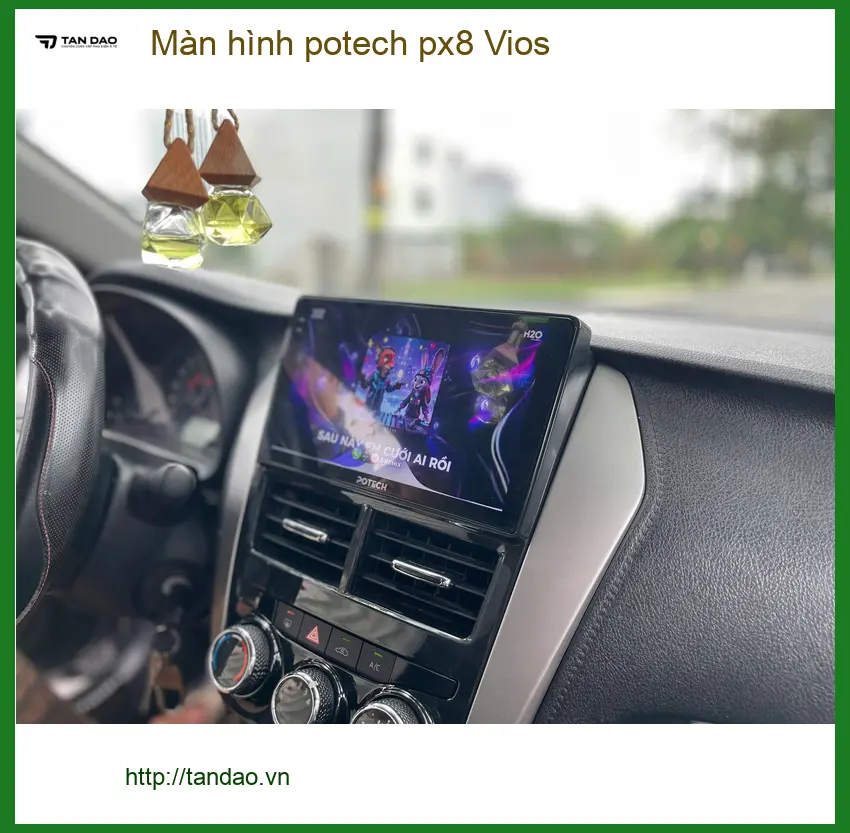 Anh Duy nâng cấp Màn hình Potech PX8 Vios tại Thủ Đức, tiện ích vượt trội ảnh thực tế 3