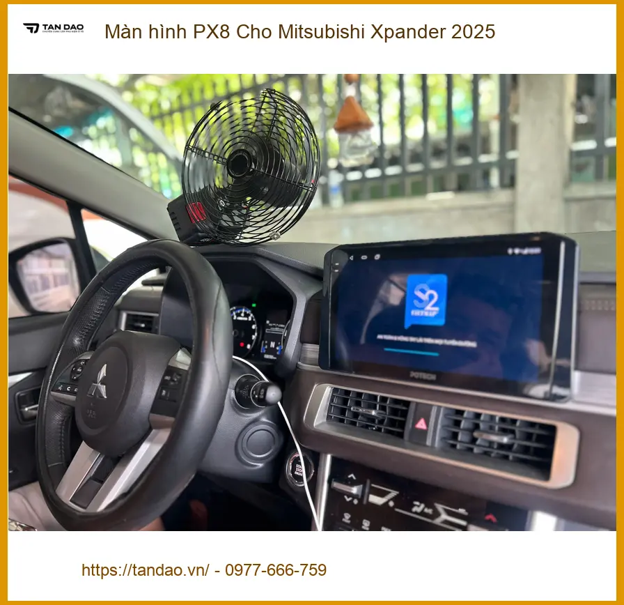 Anh Phi lắp Màn hình PX8 Xpander 2025 Quận 6 để hết nỗi lo lạc đường ảnh thực tế 2