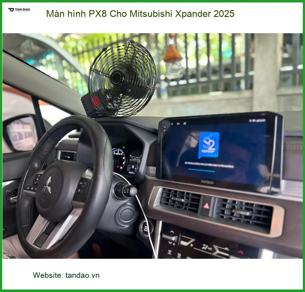 Anh Kiên lắp Màn hình PX8 Mitsubishi Xpander 2025 tại Bình Tân chính hãng