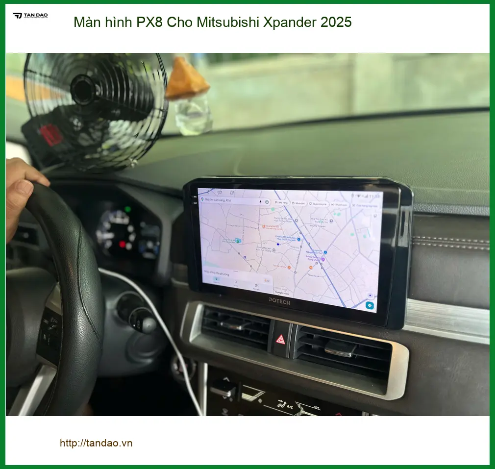 Anh Kiên lắp Màn hình PX8 Mitsubishi Xpander 2025 tại Bình Tân chính hãng ảnh thực tế 4