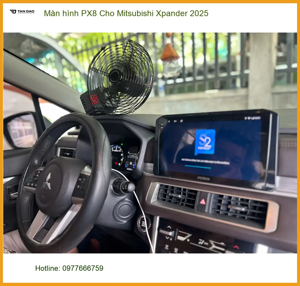 Anh Quang lắp Màn hình PX8 cho Mitsubishi Xpander 2025 tại Hóc Môn để trải nghiệm công nghệ mới ảnh thực tế 2