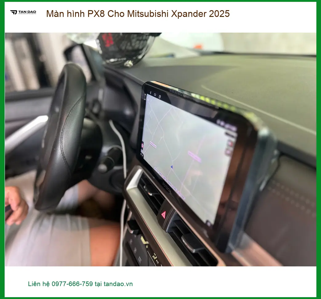 Anh Quang lắp Màn hình PX8 cho Mitsubishi Xpander 2025 tại Hóc Môn để trải nghiệm công nghệ mới ảnh thực tế 5