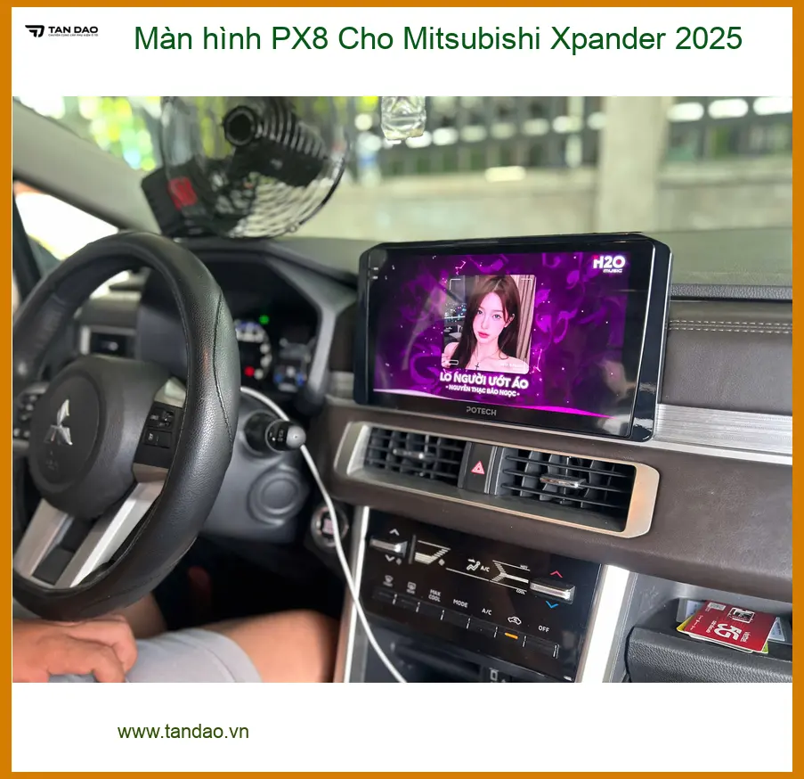 Anh Khôi nâng cấp màn hình PX8 Mitsubishi Xpander 2025 ở Cần Giờ ảnh thực tế 2