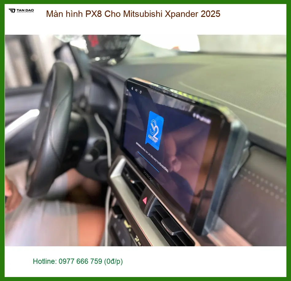 Anh Khôi nâng cấp màn hình PX8 Mitsubishi Xpander 2025 ở Cần Giờ ảnh thực tế 3