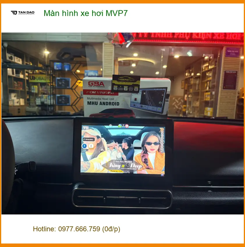 Anh Tấn lắp màn hình xe hơi MVP7 cho Suzuki Swift tại Quận 12 để nâng tầm tiện ích ảnh thực tế 2