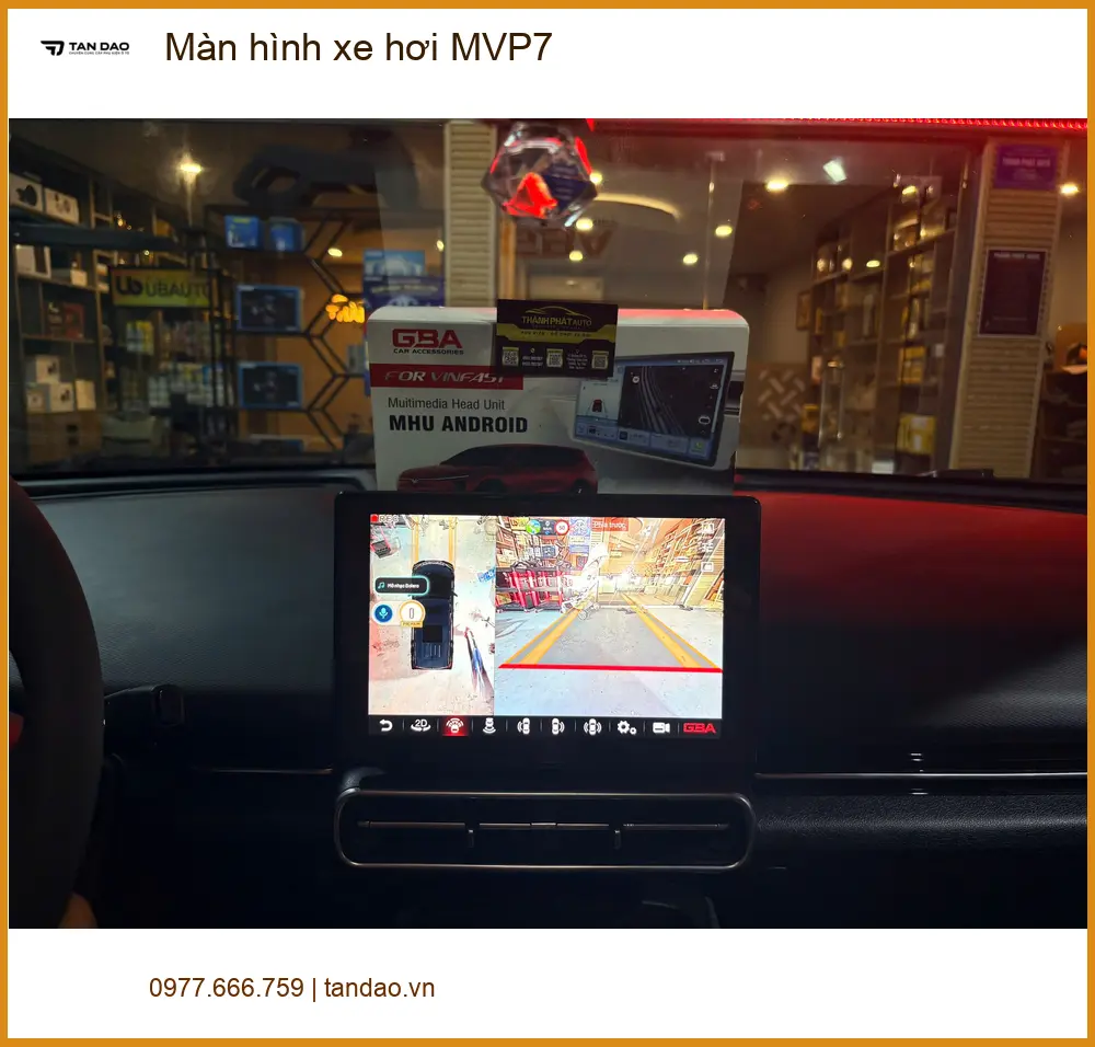 Anh Tấn lắp màn hình xe hơi MVP7 cho Suzuki Swift tại Quận 12 để nâng tầm tiện ích ảnh thực tế 3