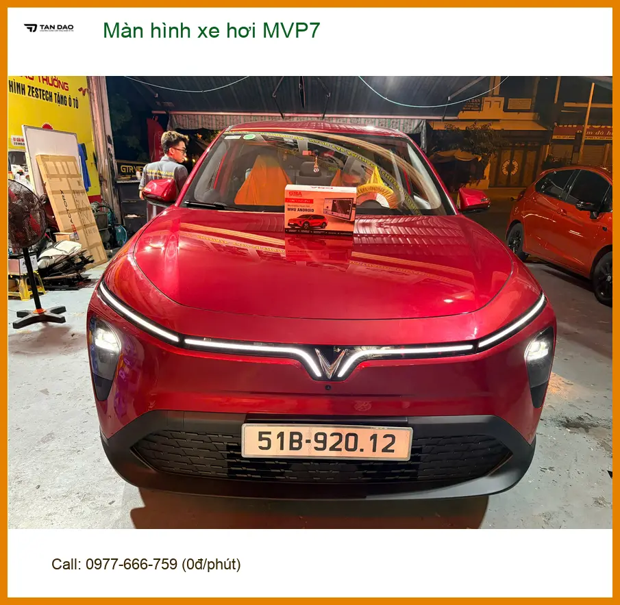 Anh Minh lắp màn hình xe hơi MVP7 cho Mazda 3 tại Quận 3 để xem giải trí