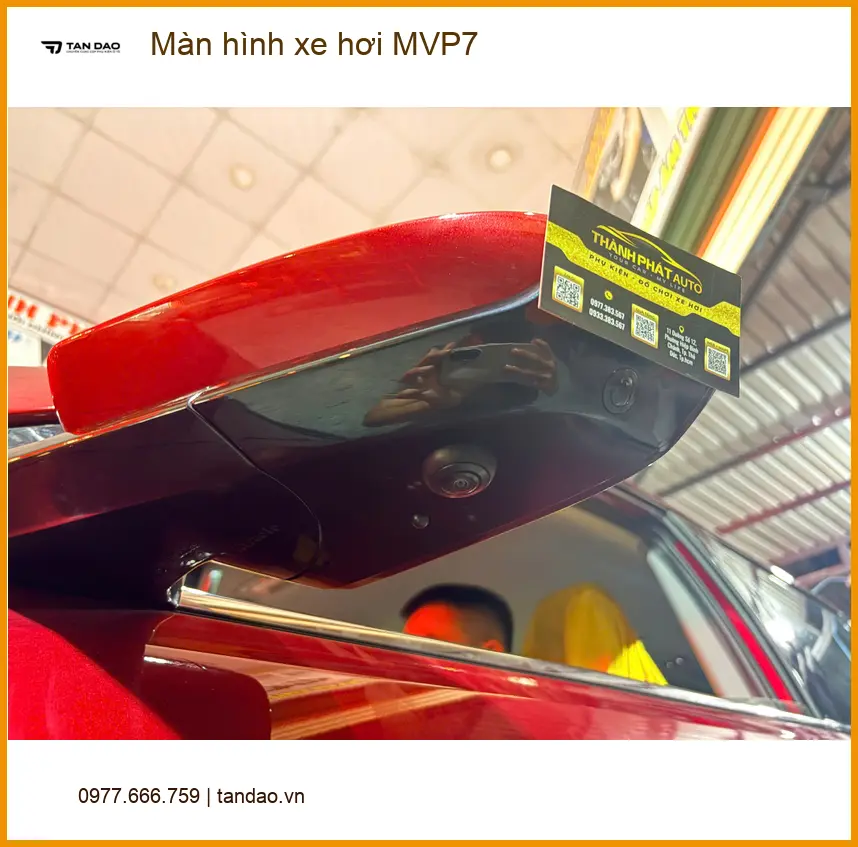 Chị Thảo nâng cấp màn hình xe hơi MVP7 cho Honda CRV tại Quận Tân Phú ảnh thực tế 3