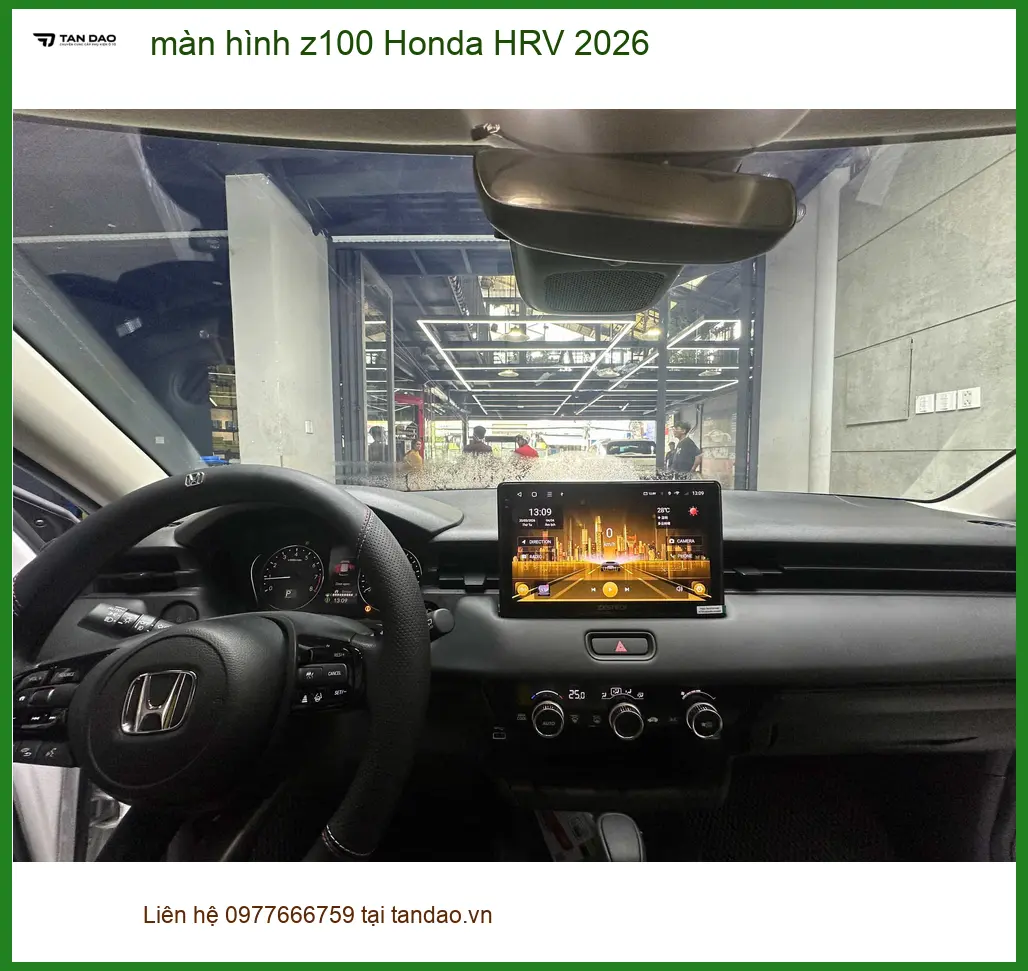 Anh Tùng lắp màn hình Z100 Honda HRV 2026 tại Quận Tân Bình tiện nghi hơn ảnh thực tế 2