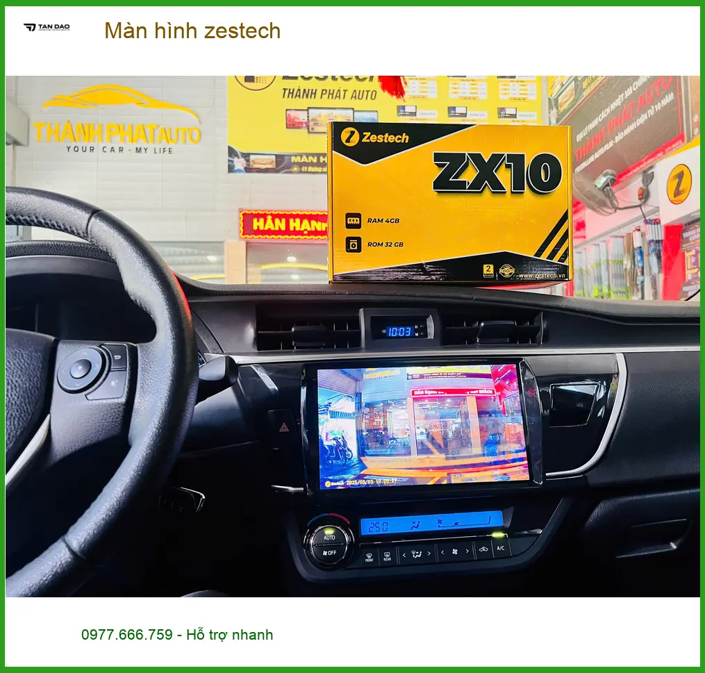 Anh Thành nâng cấp màn hình Zestech cho Honda CRV tại Quận Phú Nhuận ảnh thực tế 4