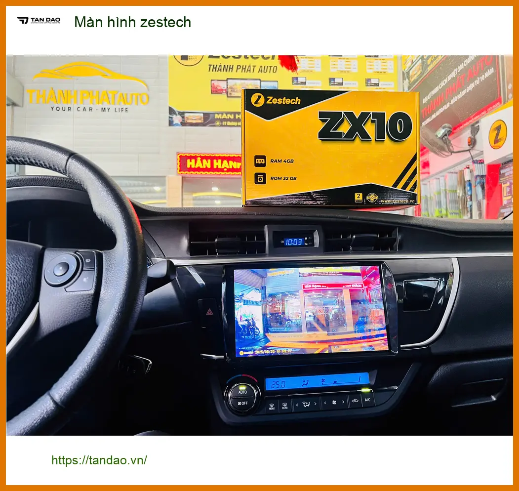Cô Hà lắp màn hình Zestech cho Toyota Veloz tại Quận 9 để xem phim nghe nhạc ảnh thực tế 4