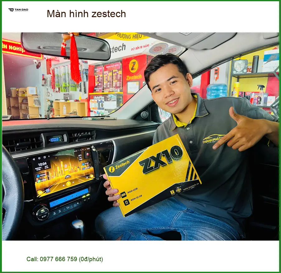 Chú Hùng nâng cấp màn hình Zestech cho Mazda CX-5 ở Quận 2