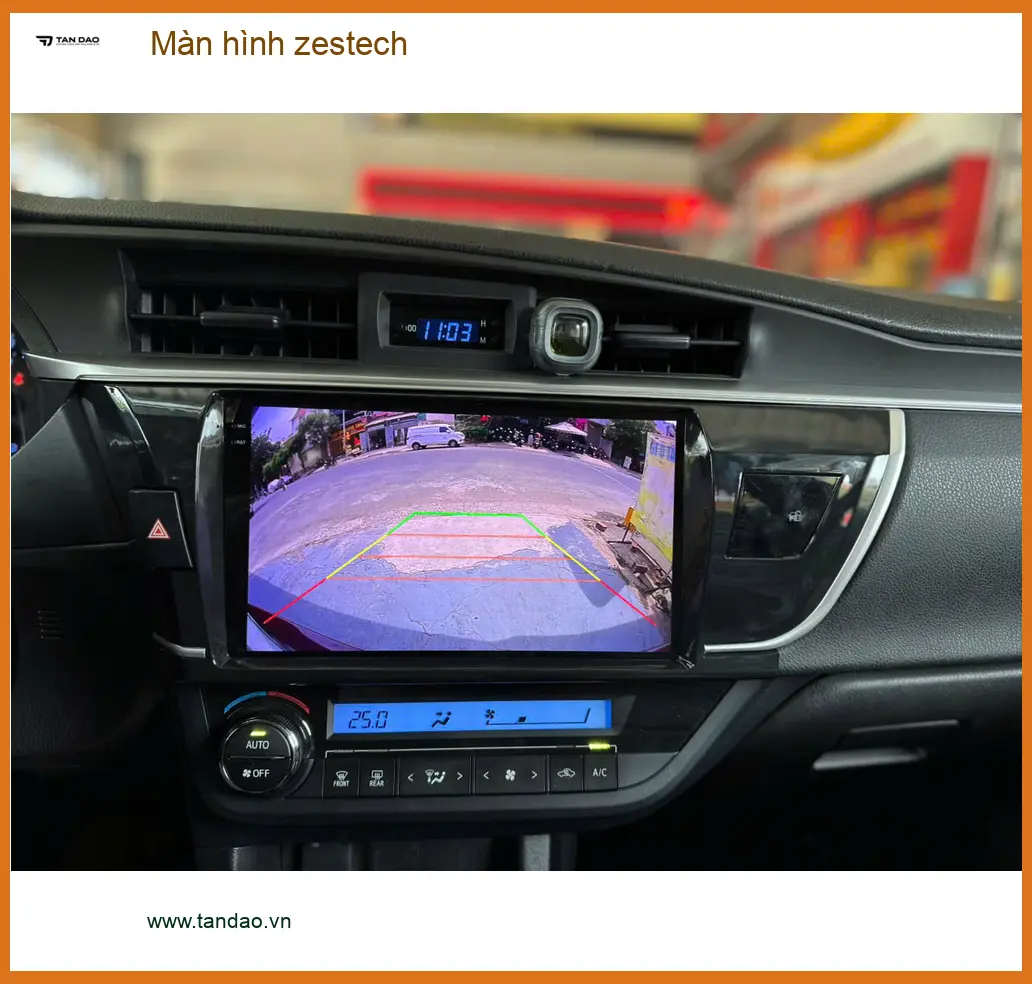 Anh Tấn lắp màn hình Zestech cho VinFast Lux A2.0 tại Quận 5