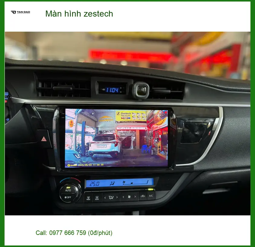Anh Tấn lắp màn hình Zestech cho VinFast Lux A2.0 tại Quận 5 ảnh thực tế 5