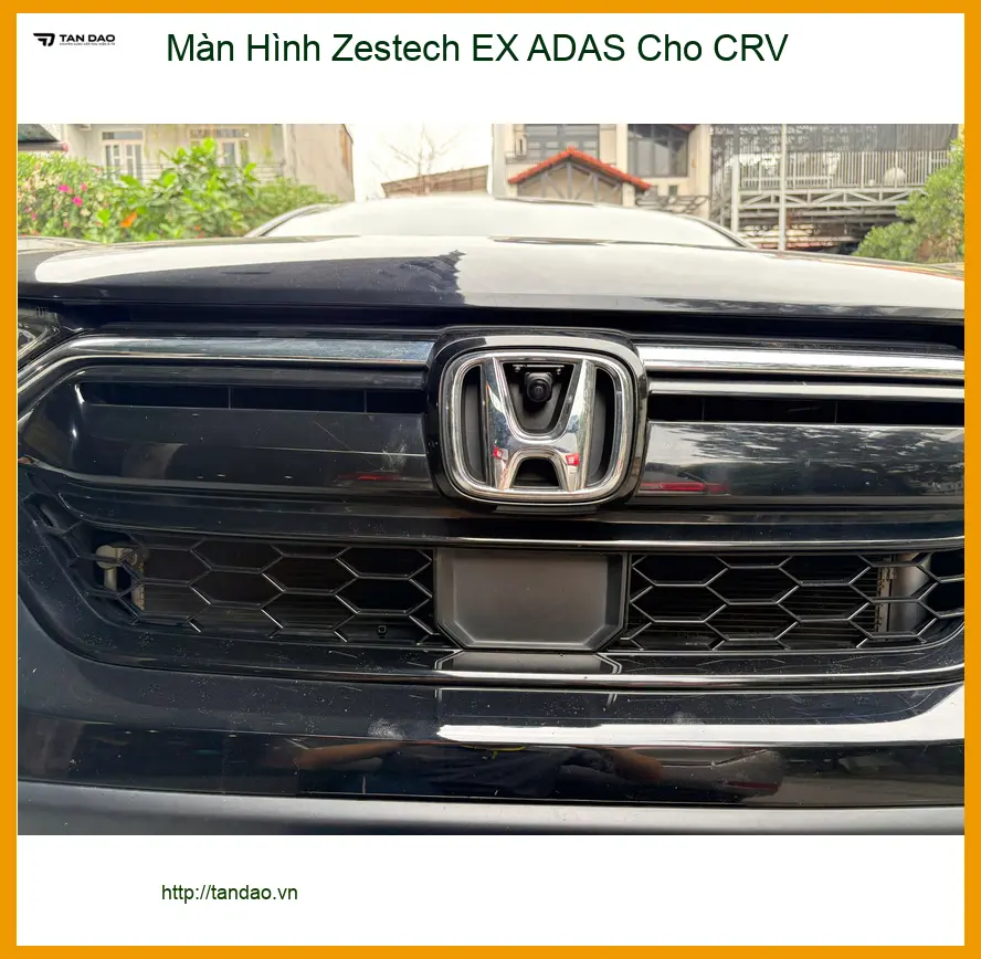 Chú Lâm lắp Màn Hình Zestech EX ADAS cho CRV tại Quận 12 an toàn tiện nghi ảnh thực tế 3
