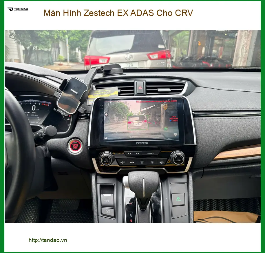 Anh Bằng lắp màn hình Zestech EX ADAS cho CRV tại Gò Vấp an toàn hơn ảnh thực tế 4