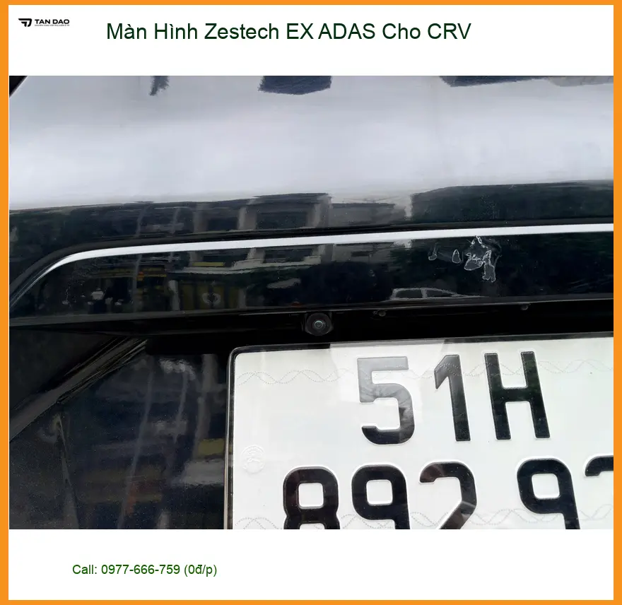Anh Tùng lắp Màn Hình Zestech EX ADAS cho CRV uy tín tại Hóc Môn ảnh thực tế 2