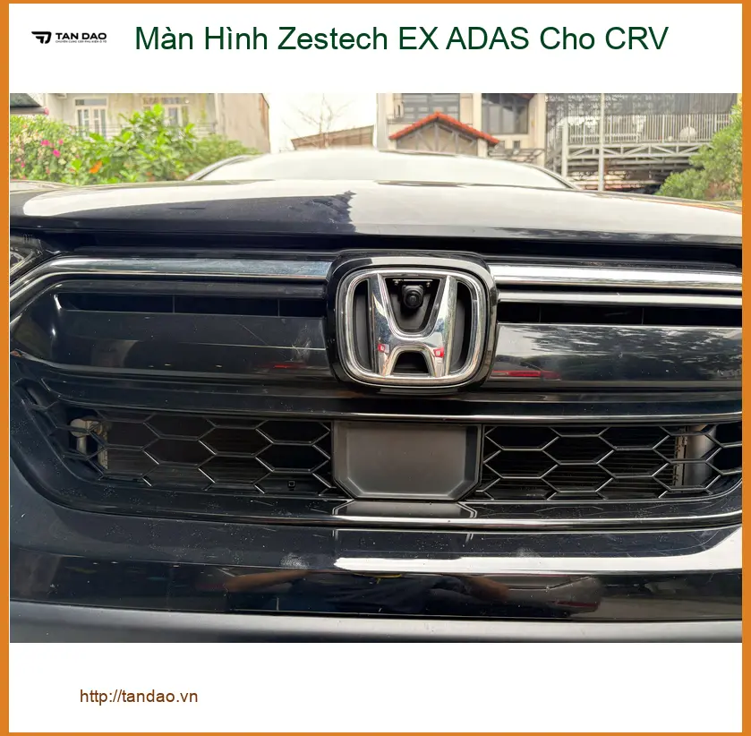 Anh Tùng lắp Màn Hình Zestech EX ADAS cho CRV tại Củ Chi sau khi tìm hiểu nhiều nơi ảnh thực tế 2