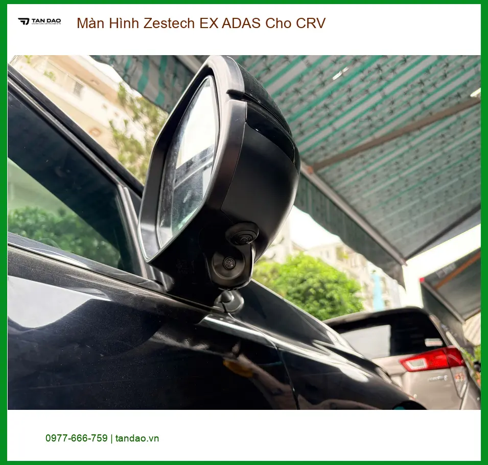 Anh Tùng lắp Màn Hình Zestech EX ADAS cho CRV tại Củ Chi sau khi tìm hiểu nhiều nơi ảnh thực tế 4
