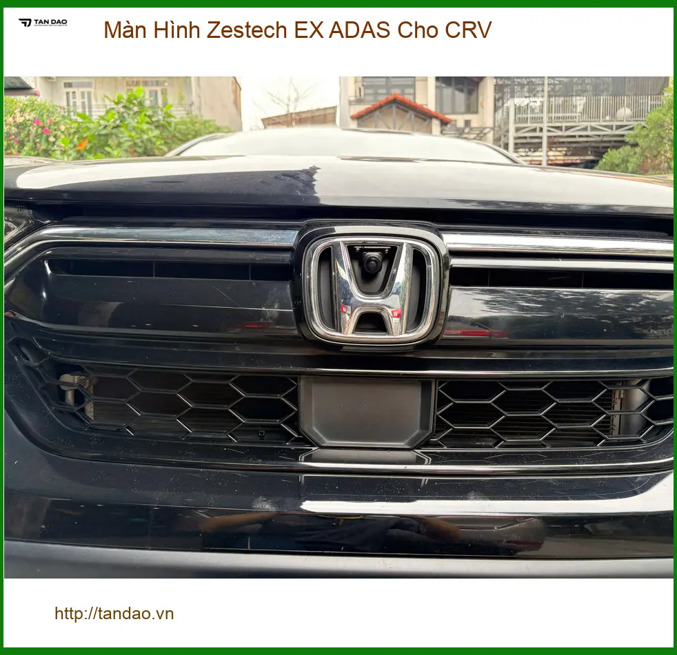 Anh Tuấn Khải nâng cấp Màn Hình Zestech EX ADAS cho CRV tại Quận Tân Bình để lái an toàn ảnh thực tế 4