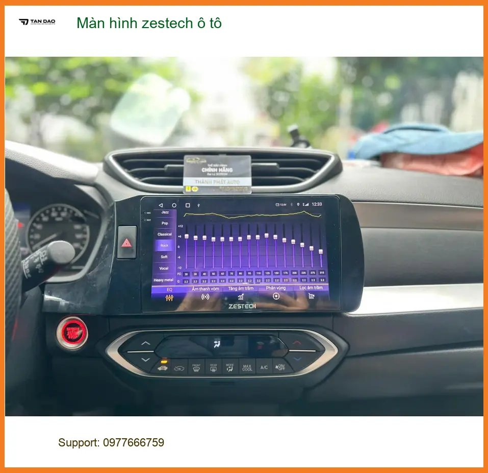 Chú Bảo lắp màn hình Zestech ô tô Ford Everest tại Hóc Môn để đủ tiện ích ảnh thực tế 3