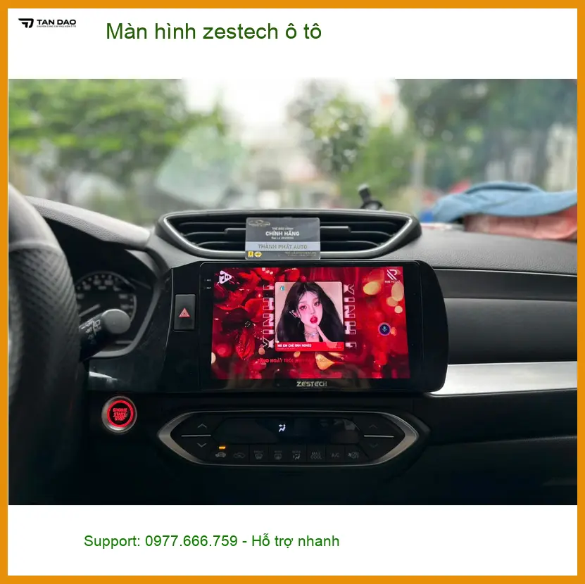 Anh Kiên Honda HR-V lắp màn hình Zestech ô tô ở Quận 9 vì màn zin cũ. ảnh thực tế 3