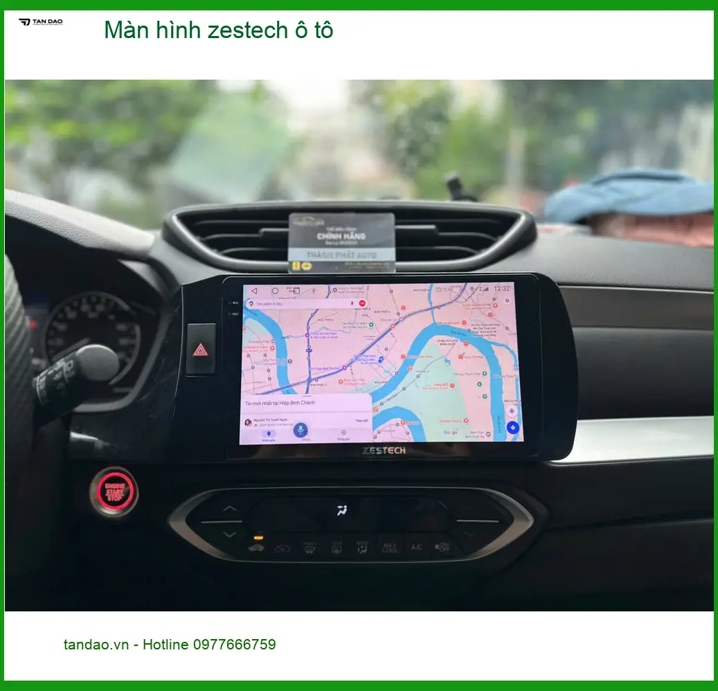 Chú Phong nâng cấp màn hình Zestech ô tô cho Hyundai Santa Fe tại Quận Thủ Đức ảnh thực tế 4