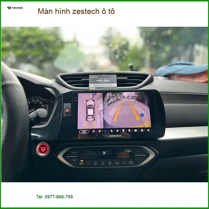 Chú Phong nâng cấp màn hình Zestech ô tô cho Hyundai Santa Fe tại Quận Thủ Đức ảnh thực tế 5