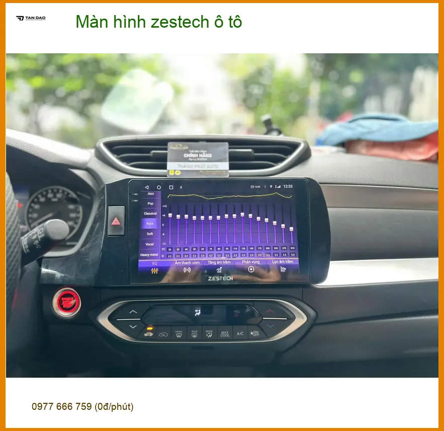 Chị Thanh lắp màn hình Zestech ô tô cho Mazda CX-5 tại Quận 2.
