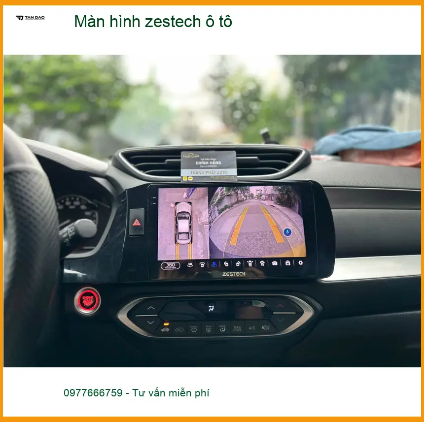 Chị Thanh lắp màn hình Zestech ô tô cho Mazda CX-5 tại Quận 2. ảnh thực tế 5